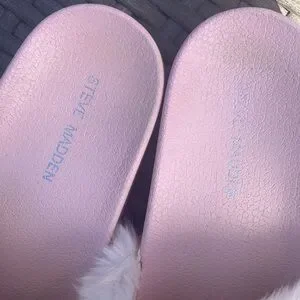 Steve Madden Shoes Steve Madden Pink Softey Fluffy Faux Fur